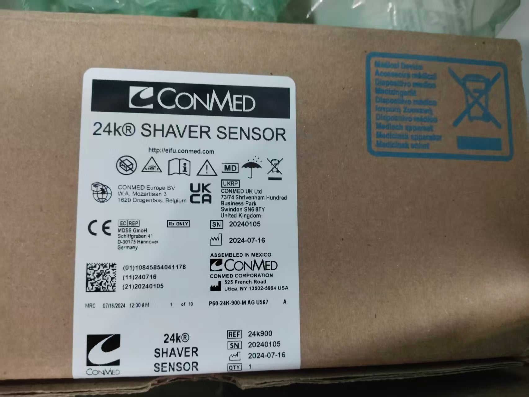 Conmed 24k Arthroscopy System Accessory Kit